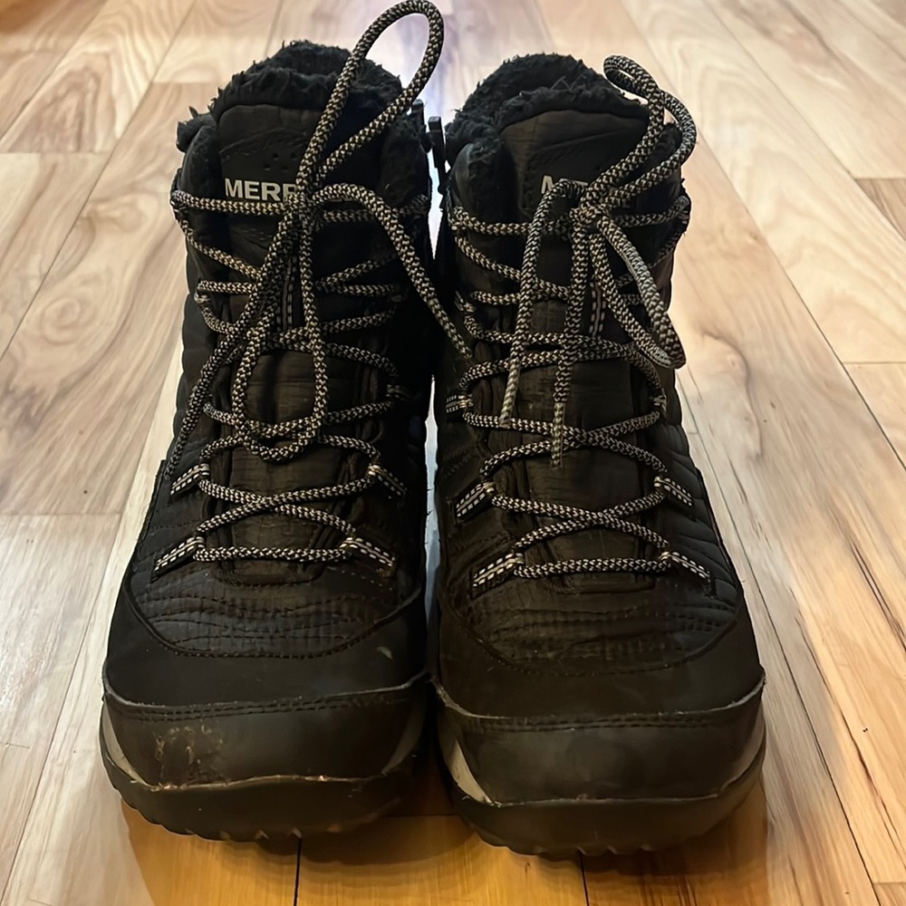 Merrell waterproof boots; size 8.5